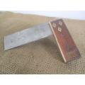 Beautiful Vintage Stanley No 19 6 inch Rosewood Try Square        Made In England