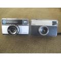 Vintage Kodak Instamatic 133 [1968] And Kodak Instamatic 255X [1971 - 1977] Cameras         England
