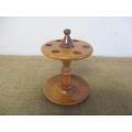 Perfect Vintage Wooden Six Pipe Stand