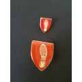Tracker Instructor Badge Set :Mess Dress/Collar 1 and 2 pins