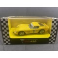 PINK-KAR CV-010 - Yellow - FERRARI 250 GTO - SPA 1965 - SLOT CAR - Mint Boxed