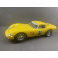 PINK-KAR CV-010 - Yellow - FERRARI 250 GTO - SPA 1965 - SLOT CAR - Mint Boxed