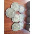 1961-63 South Afirca one cent coins