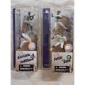 Collectable Baseball and Ice skating figurines
