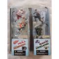 Collectable Baseball and Ice skating figurines
