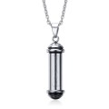 Stainless Steel Perfume Bottle Necklace