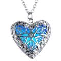 Luminous Hollow Love Heart Necklace Glowing In The Dark Pendant Necklaces