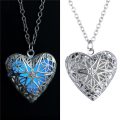 Luminous Hollow Love Heart Necklace Glowing In The Dark Pendant Necklaces
