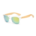 Wooden Effect Sunglasses Eyewear Outdoor - Bamboo Look