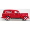 Coca Cola 1940 Ford Sedan Delivery, 1/24, Die Cast, Mint condition, Been on Display, No Orginal Box