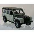 LAND ROVER DEFENDER 110 WHITE, 1/32, DIE-CAST, MINT in BOX by BBURAGO