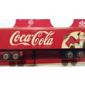 Coca Cola Santa Claus model truck, Die Cast, New in Box, Scale Unkown, Length 18cm