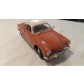 1966 VOLKSWAGEN KARMANN GHIA 1/18 DIECAST MODEL BY ROAD SIGNATURE 92198, BEEN ON DISPLAY, NO BOX