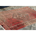 Vintage Shiraz Hand Woven Persian Carpet - 195 x 130 cm