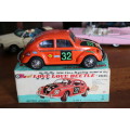 Vintage Tin Toy Love Love Beetle Mystery Bump 'n Go - Taiyo Made in Japan