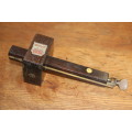 Vintage "WH Clay" Rosewood and Brass Adjustable Mortise Marking Gauge