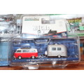 Greenlight Limited Edition Diecast Model - 1974 Volkswagen Type 2 Bus & Airstream Bambi