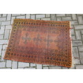 Beautiful Warn Persian Carpet 84 x 110 cm