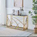 Lux gold console table