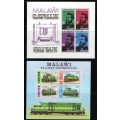 MALAWI (8 Miniature sheets)