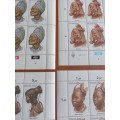 SOUTH WEST AFRICA (1982 HEAD-DRESSES) FULL SHEETS