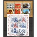 RUSSIA (B) Miniature Sheets (2 Pages)
