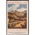 SOUTH AFRICA - Union Castle Line