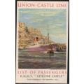 SOUTH AFRICA - Union Castle Line