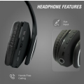 Volkano Wireless Bluetooth Headphones - Phonic Series - Black