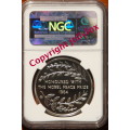 *** ULTRA RARE-ONLY 4 IN THE WORLD*** 1998 NORWAY SILVER MEDAL TUTU NOBEL PEACE PRIZE PF69UC NGC***