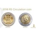 *** UNC ENCAPSULATED 2018 R5 MANDELA CENTENARY HOLOGRAMMED COINS - BRAND NEW and UNCIRCULATED!! ***