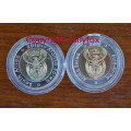 *** MANDELA UNC R5 COMBO - 2018 and 2008 *** UNTOUCHED and ENCAPSULATED ***