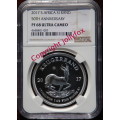 *** RARE!!! **** BRAND NEW 2017 SILVER KRUGER PROOF R1 - ONLY 74 GRADED PF68UC BY THE NGC ***