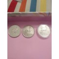 80% SILVER R1 COINS.....8 OF THESE COINS ARE PROOF UNCIRCULATED