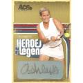 ASHLEY HARKLEROAD - ACE AUTHENTIC 06 `HEROESandLEGENDS` - RARE GOLD CERTIFIED `AUTO` CARD 19 of 25