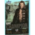 EDGE - WWE WRESTLING - `TOPPS SLAM ATTAX EVOLUTION`  2010 - `CHAMPION`  FOIL TRADING CARD