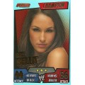 BRIE BELLA - WWE WRESTLING - `TOPPS SLAM ATTAX RUMBLE`  2011/12 - `CHAMPION` TRADING CARD