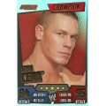 JOHN CENA - WWE WRESTLING - `TOPPS SLAM ATTAX RUMBLE`  2011/12 - `CHAMPION` TRADING CARD