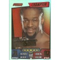 KOFI KINGSTON - WWE WRESTLING - `TOPPS SLAM ATTAX RUMBLE`  2011/12 - `CHAMPION` TRADING CARD