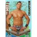 THE MIZ - WWE WRESTLING - `TOPPS SLAM ATTAX MAYHEM`  2012/13 - `CHAMPION` TRADING CARD