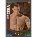 JOHN CENA - WWE WRESTLING - "TOPPS SLAM ATTAX MAYHEM"  2012/13 - "MATTEL FLEX" FOIL TRADING CARD