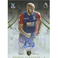 ANDROS TOWNSEND  - TOPPS `PREMIER GOLD` 2016/17 - AUTHENTIC `CERTIFIED AUTOGRAPH` CARD