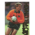 MICHAEL LYNACH - `FUTERA 1996 RUGBY COLLECTION` - TRIBUTE `SAMPLE` FOIL REDEMPTION CARD ML2