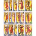 CRICKET CARD COLLECTION - CRICKET ATTAX IPL 2012 - COMPLETE 168 TRADING CARD SET - NO BINDER