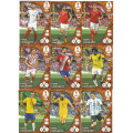 FANS FAVOURITES - PANINI FIFA WORLD CUP 2018 RUSSIA - TEAM `FANS FAVOURITE` FOIL CARDS