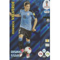 FEDERICO VALVERDE - PANINI FIFA WORLD CUP 2018 RUSSIA -  "RISING STAR" FOIL TRADING CARD 432