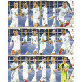 ENGLAND - PANINI FIFA WORLD CUP 2018 RUSSIA - COMPLETE TEAM OF 20 "BASE&FOIL" TRADING CARDS