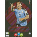 LUIS SUAREZ - PANINI FIFA WORLD CUP 2018 RUSSIA - GOLD  "LIMITED EDITION" FOIL TRADING CARD