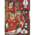 SWITZERLAND - PANINI FIFA WORLD CUP 2018 RUSSIA -  "POWER 4" FOIL TRADING CARD 405
