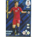HWANG HEECHAN - PANINI FIFA WORLD CUP 2018 RUSSIA -  "RISING STAR" FOIL TRADING CARD 426